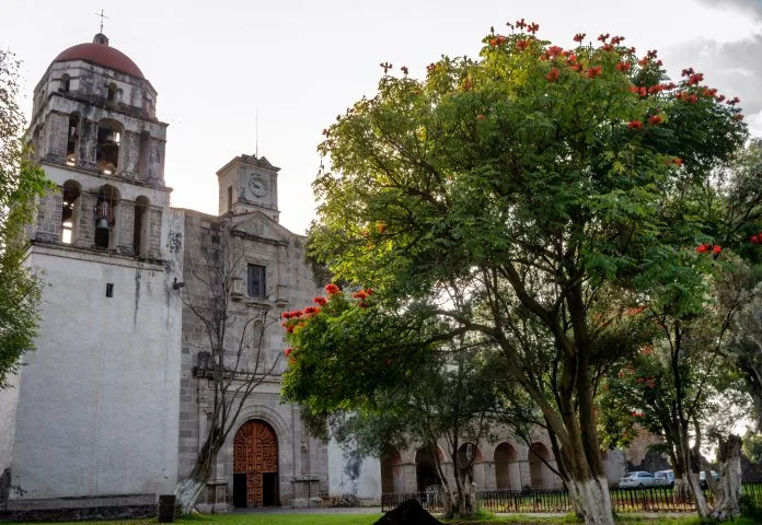 Fachada del Convento Agustino de Malinalco