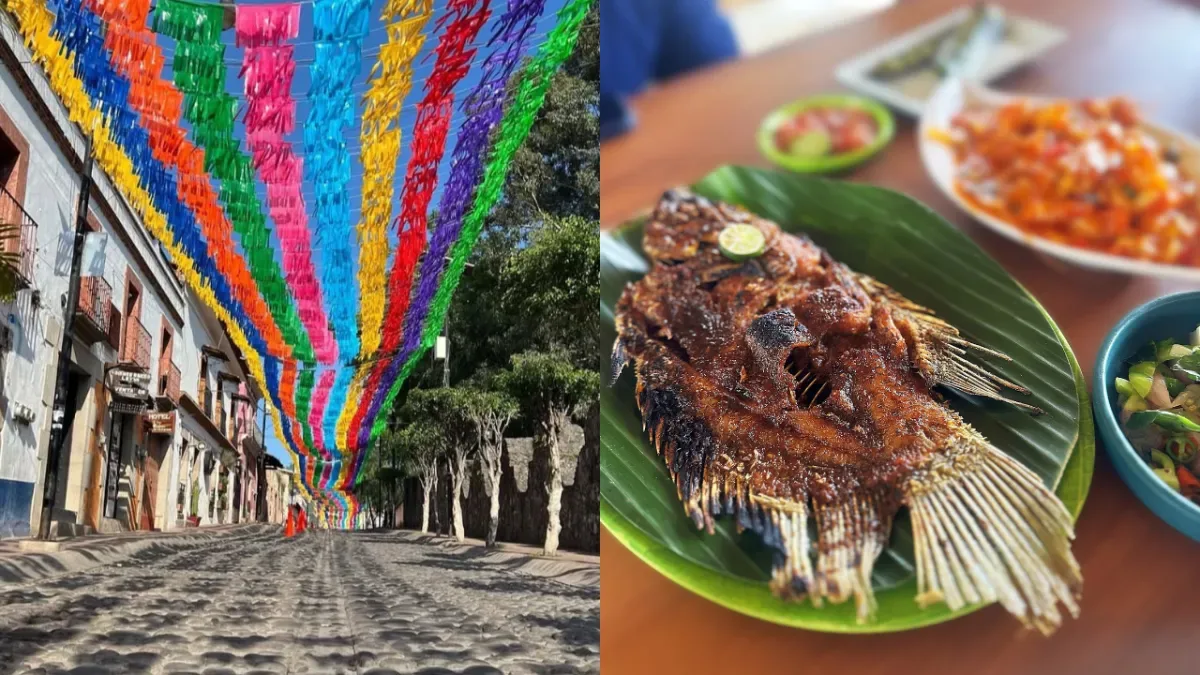 Trucha a las brasas junto a un mezcal artesanal en Malinalco